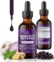 Leefy Organization Defense Blend - 有机免疫支持补编,快速吸收豁免补编,成人免疫助推器,Imune Boost,Imune系统助推器,豁免助推器 - 2 Oz