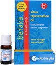 Baraka Sinus Rejuvenation Oil – 混合6种有机基本油,用于清鼻呼吸,酶 Sinus压力,以及提供放松鼻健康支持 QQ每日使用理想 – 4ml (1-Pack)