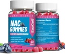 NAC Gummys 800mg, N-乙酰Cysteine 补充剂, NAC Immune Systane 和 Antioxidant, Non-GMO, Gluten Free, Vegan - 120 计数