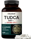 TUDCA 500mg 配 OX Bile 125mg Per Service, 120 Capsules – Bile Salts Supports, 高吸收力Livamate 公式 → Liver Cleanse Detox & 维修 补充 → Natural Bitter Taste – 第三方测试