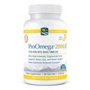 北欧自然学 ProOmega 2000-D - 鱼油,1125 mg EPA,875 mg DHA,1000 IU维生素D3,心血管,神经,眼,和免疫健康,Lemon Flavor,60 Soft Gels