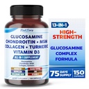 Glucosamine Chondroitin MSM Collagen Turmeric - 美国联合健康支助公司
