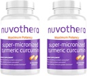 Nuvothera 超级微量化涡轮曲霉素 Capsules 2-Month 供应快速吸收,全根吸收,非GMO, Skin, Gut Health 和抗氧化剂(120 Capsules)