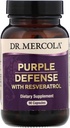 Mercola博士,紫色防御与resveratrol,90卡普勒斯