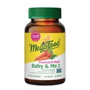 MegaFood Baby & Me 2 妇女产后维生素,含福莱特(天然叶酸)、乔林、碘、维生素D、莫林加叶和更多 -- -- 120塔布(60个服务)