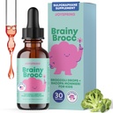 JoySpring Broccoli 儿童游戏补充 \ Sullforapane & Bacopa Monnieri Drops \ 支持认知功能 \ Vegan & Kid-Friendly