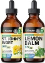 BIO KRAUTER 圣约翰蠕虫叮当4Fl. Oz. & Lemon Balm Tincture 4Fl. Oz.