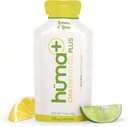 Huma Plus (双电解质) - Chia Energy Gel, Lemon Lime, 24 Gels, 25mg Cafeine - 胃部友好,真正的食品能源 Gels