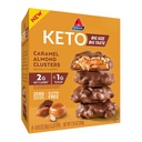 Atkins Caramel 杏仁组, Gluten Free, 高纤维, 1g 糖, 2g Net Carb, Keto 友好, 8 计数