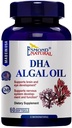 DHA Algal Oil(与Onavita Oil. . 40% Docosahexaenoic Acid. 支持脑、眼和神经系统),GMP,天然产品阿斯恩认证,美国制造-500毫克,60软胶