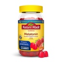 Nature made Melatonin 10 mg / service Gummys, Sleep Gummys for Adults 最大强度剂量,100%无药睡眠援助,120个计数,60天供应