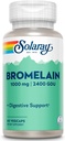 SOLARAY Bromelain 补编, 1 000 mg                     