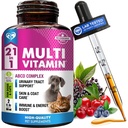 Cat & Dog 多维特敏液体加Glucosamine & Cranberry → 15分 1 尿性Tract Kedney, Bladder, Hip & Joint, Skin & Coat → 美国天然UTI药物制造(60毫升)的保健补充剂