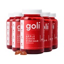 Goli Apple Cider 葡萄酒 Ginegar Gummy 维生素 - 300 计数 - 维生素 B12, Gelatin-Free, Gluten-Free, Vegan & Non-GMO