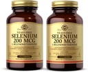 Solgar Yeast-Free Selenium 200 mcg - 250 片,包装2 - 支持抗氧化剂和免疫系统健康 - 非GMO,Vegan,Gluten Free,乳品自由,Kosher - 500 总服务量