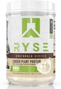 RYSE 加载植物蛋白 - 香草 - 20克天然维冈植物蛋白粉,产自皮亚,奇克皮亚和巴利大米 - 无人工染色物,火花或甜菜 - 20克