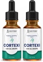 合理实验室(2包) Cortexi Ear drops Cortexi健康 Eardrum Oil 支持健康 Ears Premium Blend 基本油 2瓶
