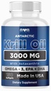 JOEL博士的MOM NUTRIX 南极磷虾油补充剂 - 150 Softgels - 高吸收性环保局,DHA, Astaxanthin & Phospolipid - 无鱼油类的余味 - 在美国制造