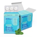 NeuroGum Energy & Focus Gum(54 Counter-6 Pack, Peppermint) → 40mg 天然咖啡因 + L-Theanine + Vitamin B12 & B6 + Xylitol → 糖无诺诺氏性认知脑性能补充