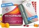 Lubracil Menopause Gummys & Daily Moisturizer Bundle – 对热闪电、夜汗、阴道干燥和与黑科霍什、Ashwagandha、Omega Oils & Sea Buckthorn的无热无热支持