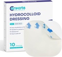 Conkote Hydrocolloid 伤口穿戴 4 “x 4 ” , Sterile Thin 粘贴补丁, 10 个穿戴盒