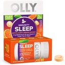 OLLY 豁免睡眠快速溶解,3mg Melatonin,维生素C,Citrus Flavor,30天供应 - 30计