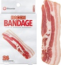 BioSwiss Kids Bandages, 培根形状的自粘性 Bandage 套装, Latex Free, Sterile 伤病护理, 24 Counter