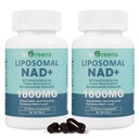 利波索马尔-NAD+ 1800毫克与尼科蒂纳米德Riboside、Trans Resveratrol、三甲基甘化物、取代NMN、Boost NAD+、老化防御、碳能源、120软胶