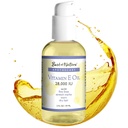 Best of Nature Vitamin E Oil 28,000 IU, 含分形椰子的无浓缩润滑剂 - 头发、皮肤、面部和手部的损伤修复公式