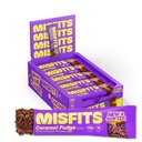 Misfit Vegan蛋白棒、焦糖软糖 -- -- 更新的食谱 -- -- 以植物为原料、低糖和碳、高纤维螺片 -- -- 15包