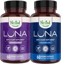 Nested Naturals Luna Sleep Aid Bundle & Luna Melatonin- Free Sleeping Pills with Natural Infedients Melatonin, Valarien, & More (120 计数) 互联网档案馆的存檔,存档日期2013-03-02.
