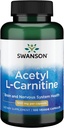 Swanson Premium的乙酰L-Carnitine 500毫克100盖