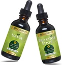 Go Nutrients Uriva & 前列腺边缘前列腺补充剂,用于Pygeum 和 Saw Palmetto 提取Uric酸支持补充剂,用于健康Uric酸水平,帮助缓解不适