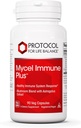 议定书 Mycel Imune Plus - 蘑菇混合剂与 Astragalus 提取剂 - Imune 支持补充剂 * - Cordyceps, Lions Mane, Maitake & More - Non-GMO & Kosher - 90 Veg Caps