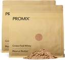 ProMix营养 蛋白粉、花生酱 -- -- 草油和100%全部天然 -- -- 健身和营养摇摆、滑块、烧烤和烹饪食谱 -- -- 5英镑(包2)