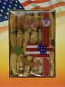 Hsu的SKU 0132-4,Ginsen 半中型栽培的美国Ginsen根(4 oz = 113 gm/Box),0132-4,0132.4