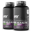 EFX Sports Kre-Alkalyn EFX | pH 校正 Creatine Monohydrate Pill 补充 | Vegan 友好 | 力量与肌肉增长 | 90 服务 180 Veggie Capsules (Pack of 2)