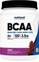 营养成本 BCAA粉(葡萄,120种服务) - Gluten Free,非GMO, Vegetarian, 优化 2:1:1 比例