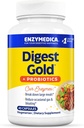 Enzymedica文摘 Gold + Probiotics, 2-in-1 古特健康公式, 消化酶 & 1亿 活性Probiotic Cultures, 45 Counter