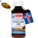De La Cruz Cod Liver Oil Liquid - 纯野生冰岛鱼油 4 FL OZ(118 mL)