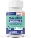 WELMATE - Guaifenesin 1200mg(35块) - Mucus Relief - 期望剂 - Cough & Cold - 12 Hr 支持 - 扩展 - 释放 Bi-Layer 药片 - 超Counter药剂
