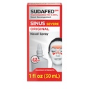 Sudafed Sinus严重原鼻喷雾,12小时鼻喷雾消毒剂,用于快速,强力消化因冷或过敏而导致的消化,Oxymetazoline HCl 0.05% Nose Spray, 1 f.