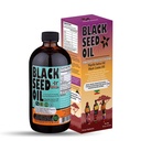 埃塞俄比亚黑种子油 - 3.43% Thymoquinone Cold-Pressed Black Cumin种子来自纯奈杰拉·萨蒂瓦 - 第一次压黑种子非GMO改进 - 16 Oz Glass Bottle Sweet Sunnah