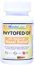 Wonder Laboratories Phytofed-DF 全自然鼻部救援和解剖剂,90块平板