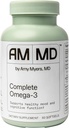 Amy Myers MD 完整 Omega-3 Softgels - 心血管和免疫系统支持的鱼油补充剂 - 非GMO, Non-Dairy & Non-Soy - 60 Softgels (60架)