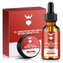 胡子生长箱 - 2X 男性生物锡浓度,天然成份,有Argan Oil,Jojoba Oil和维生素(瓦努阿图)
