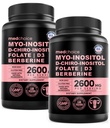 14-in-1 Inositol 补充和Hormone 支持妇女 -- -- 40:1 Myo-inositol & D-Chiro Inositol Ovarian 支持Hormone平衡 Flate、维生素D和B12(120个计数)