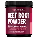 含有维生素B12 & Coryceps的有机甜菜根粉 - Nitric Oxide 补充品 - Beetroot Power 用于能源与工作后回收 - 与水或平滑混合, Cherry Berry Flavor - 30 services