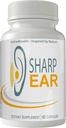 Sharp Ear Complete Tinnitus Relief Support, 60 Capsules, 减少耳环的专有组合和支持最佳听力功能和清晰度