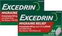 Excedrin Migraine 疼痛 救世主 Caplets 24 ea(包2)